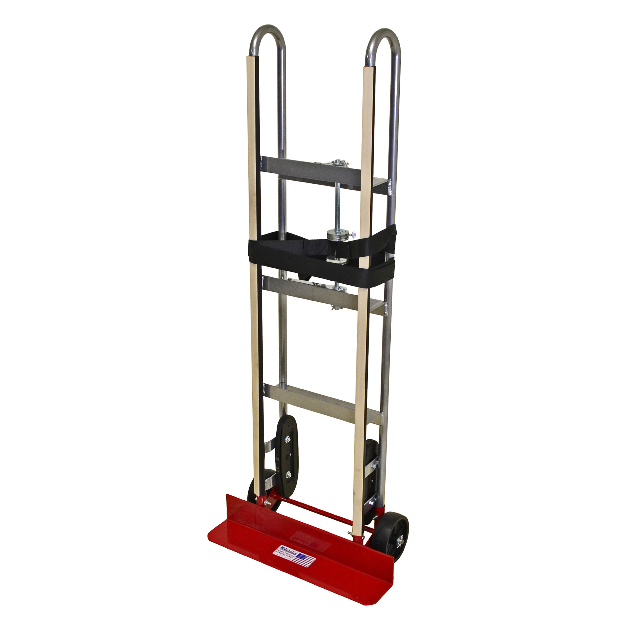 Milwaukee Aluminum Appliance Truck — 800-Lb. Capacity, Dual Ratchet Belt Tightener, Stair Climbers, Non-Marking Wheels, Model# DC40187